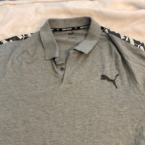 Puma gray polo shirt